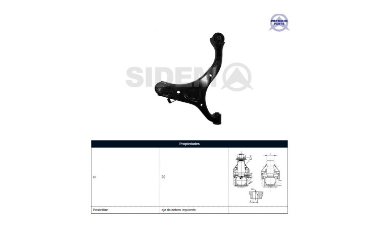 Parilla De Suspension Del Hyundai Santa Fe, Kia Sorento 04-25 Izq Parilla De Suspension Del Hyundai Santa Fe, Kia Sorento 04-25 Izq