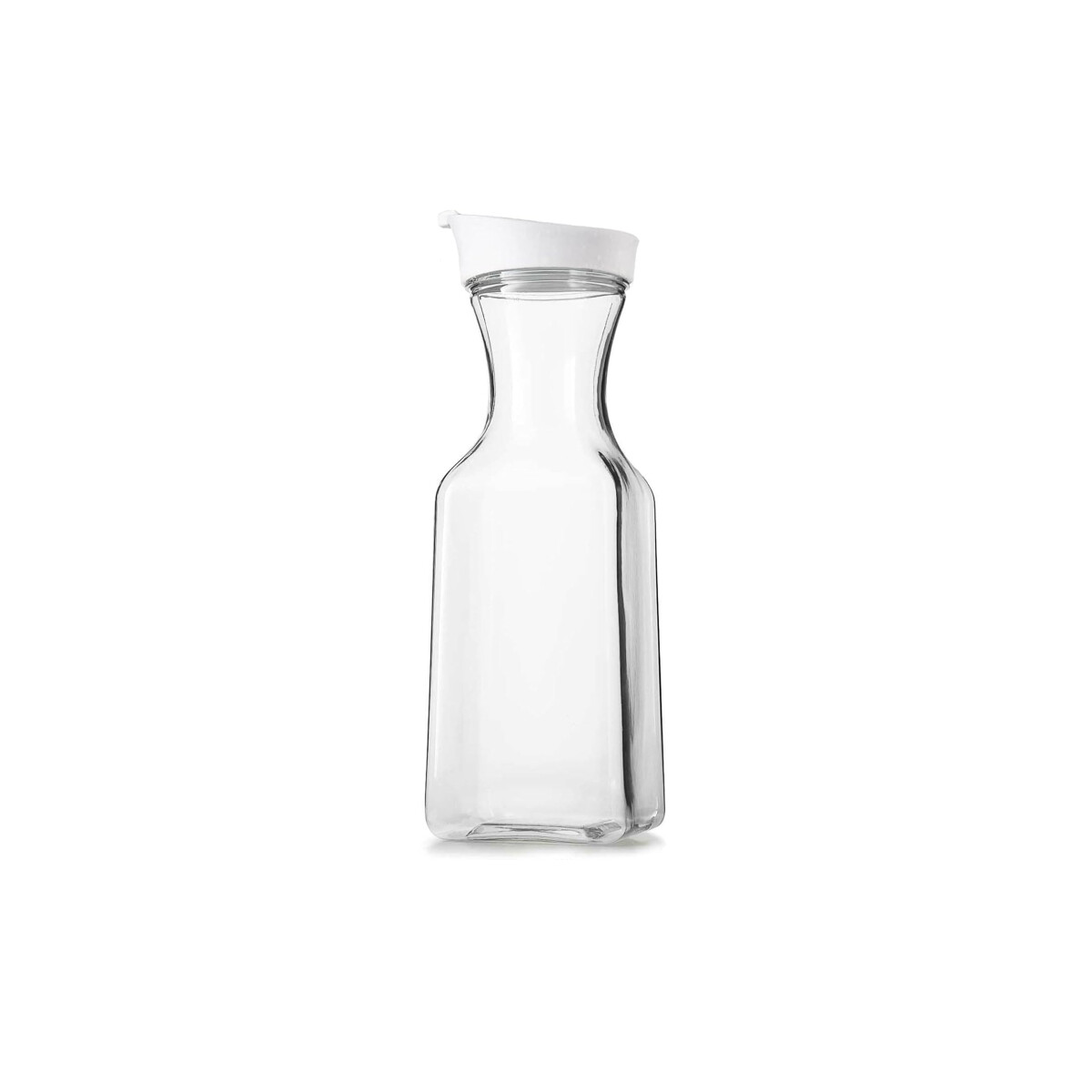 Botella de plástico de 1 litro base cuadrada 