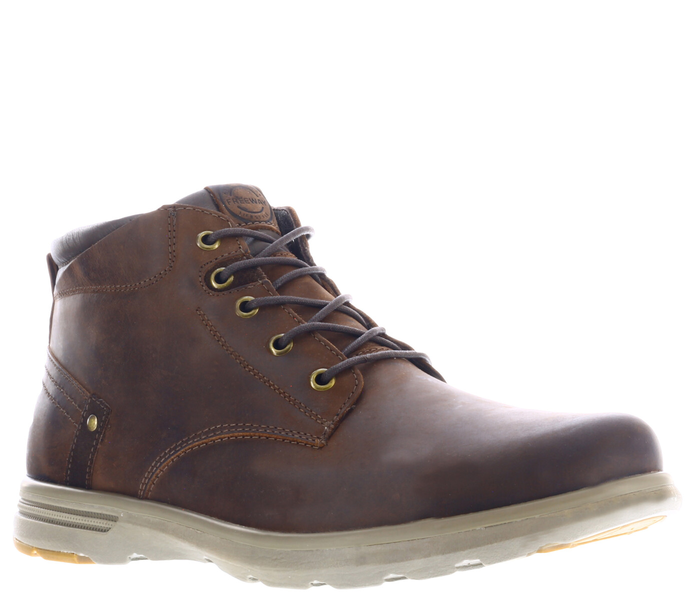 Bota de Hombre Freeway Casual - Marrón Chocolate (Cuero Graso) 