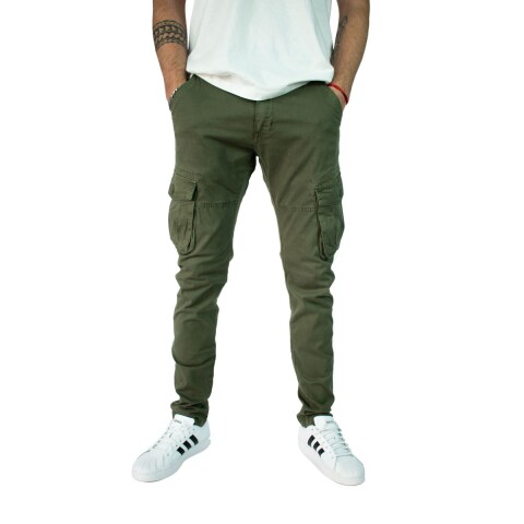 PANTALON CARGO 30-38 VERDE