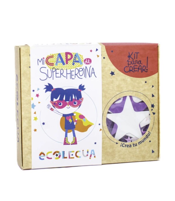 KIT MI DISFRAZ DE SUPERHEROINA S/C