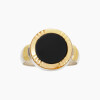 Anillo en plata y oro con Ónix Anillo En Plata Y Oro Con ónix
