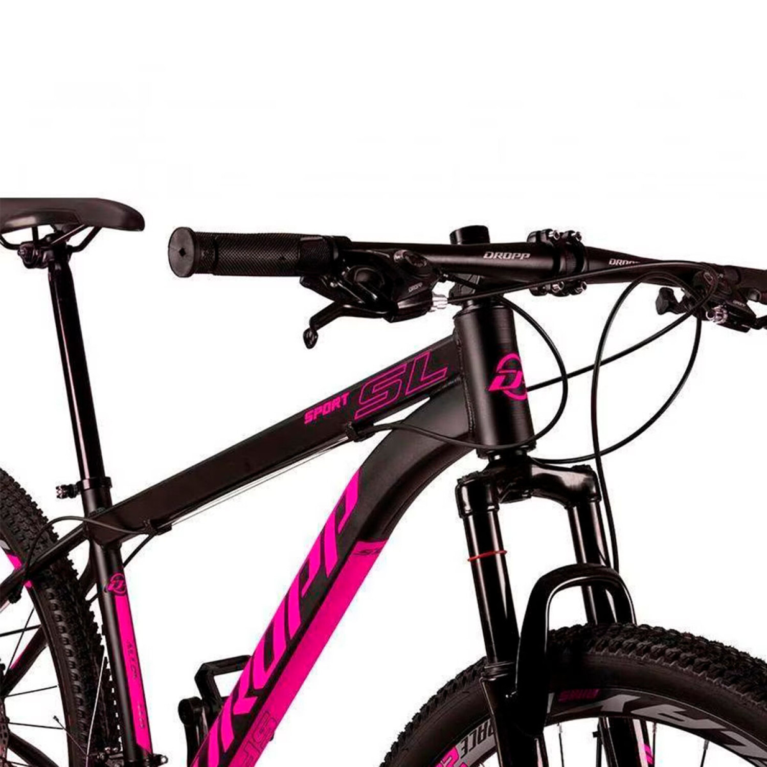 Bicicleta Montaña Dropp Rodado 29 Aluminio Cambios Shimano - Negro Rosado —  El Rey del entretenimiento