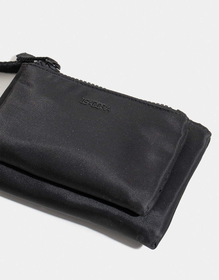 Monederos Nylon Monedero Con Cierre - Negro