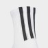 Medias Adidas Tobillo 3 Rayas 3 Pares Blanco