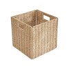 Canasto cubo organizador de ratán Canasto cubo organizador de ratán
