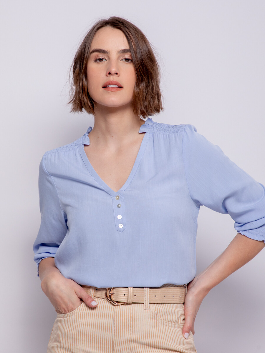 BLUSA MOLINAR - Celeste Pastel 