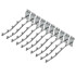 Pack X10 Ganchos Metálicos 18x6cm P/ Panel Ranurado Perchas Pack X10 Ganchos Metálicos 18x6cm P/ Panel Ranurado Perchas