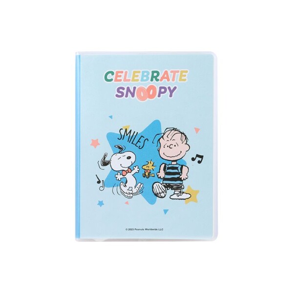 Cuaderno forrado Snoopy azul