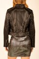 Chaqueta con strass Negro