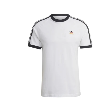 REMERA adidas 3 - STRIPES TEE WHITE/BLACK/BLACK