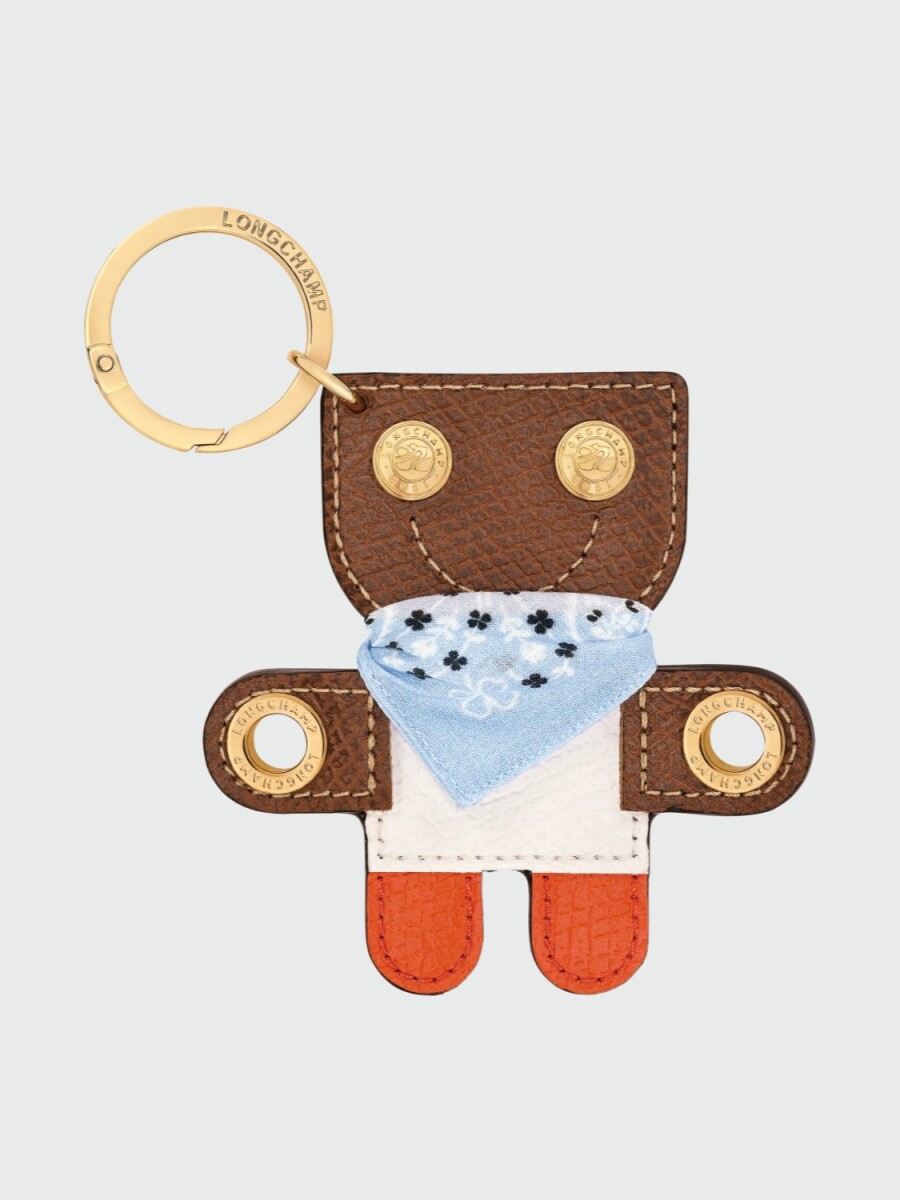LONGCHAMP - LES CHAMPIONS EPURE,LLAVERO TOTEM BANDANA - 8,5X13 CM 