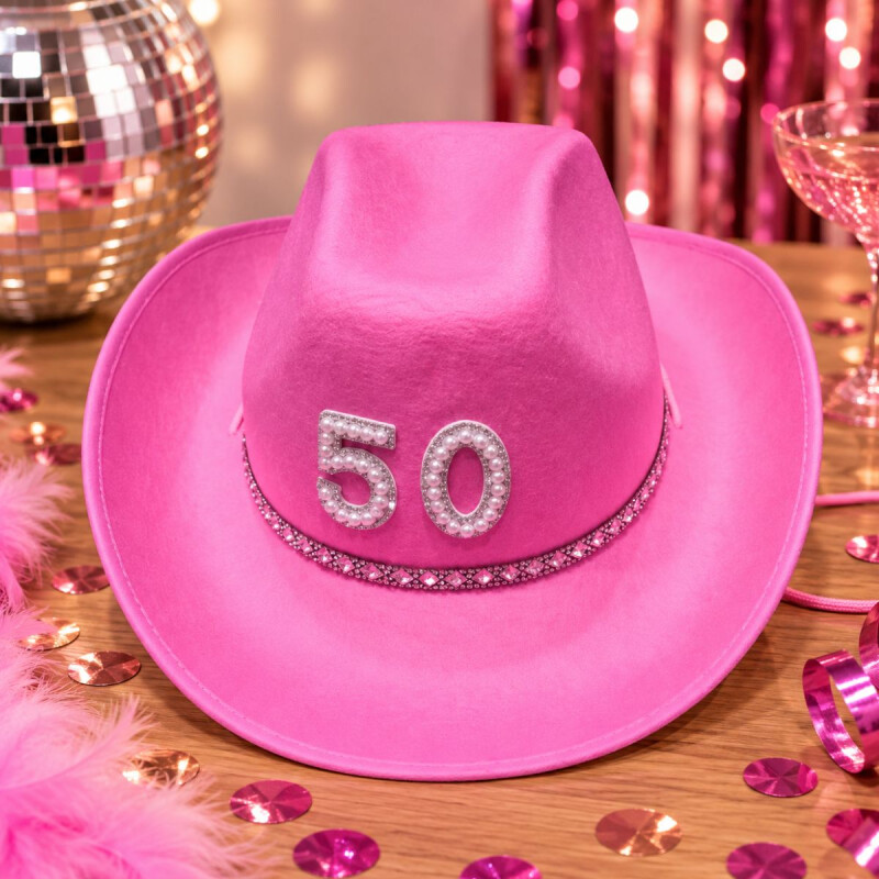 Sombrero Cowboy N°50 ROSA