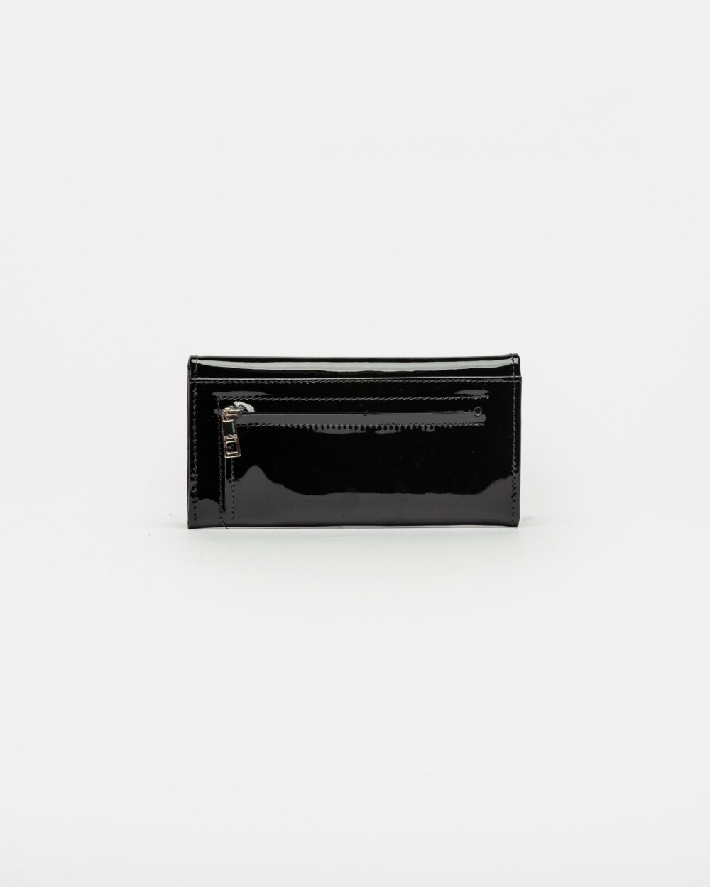 Billetera Marga en cuero charol Negro