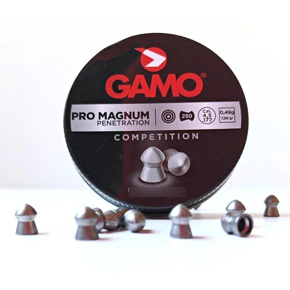 Chumbo gamo pro magnum cal 4.5 x 250 c/metal 