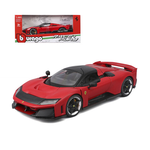 Bburago Ferrari Italia Escala 1:24 Auto de Colección F80 Giallo Modena