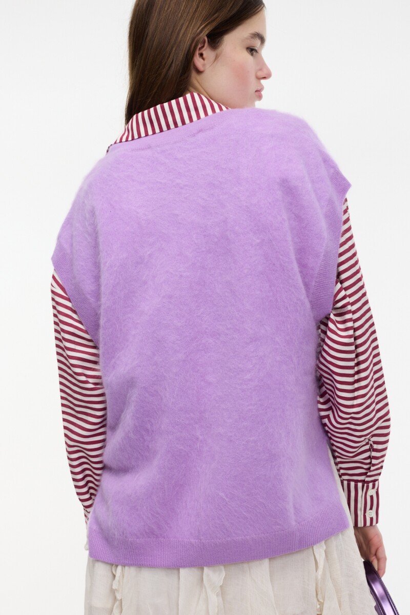 SWEATER SIN MANGAS Violeta