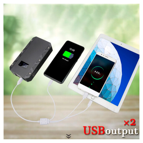 CARGADOR BATERIA - ARRANCADOR AUTOS NAFTA HASTA 1500CC 12.000MAH - CARGADOR BATERIA - ARRANCADOR AUTOS NAFTA HASTA 1500CC 12.000MAH -