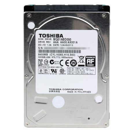 Disco Duro Notebook 500GB 2.5'' Sata 001