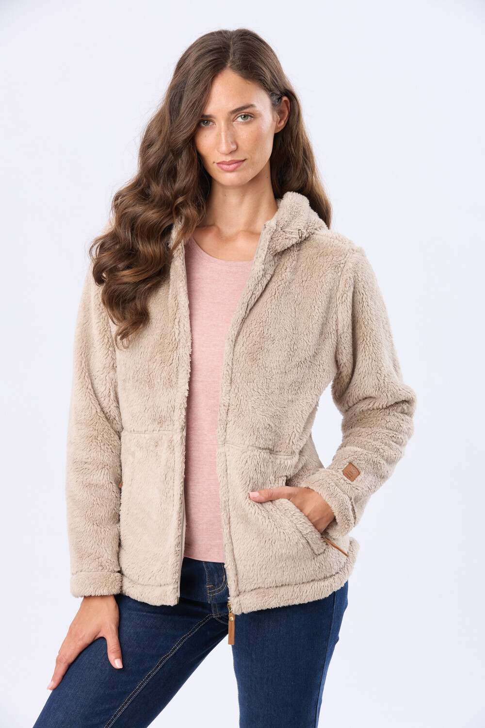 CAMPERA SHERPA SUAVE Beige