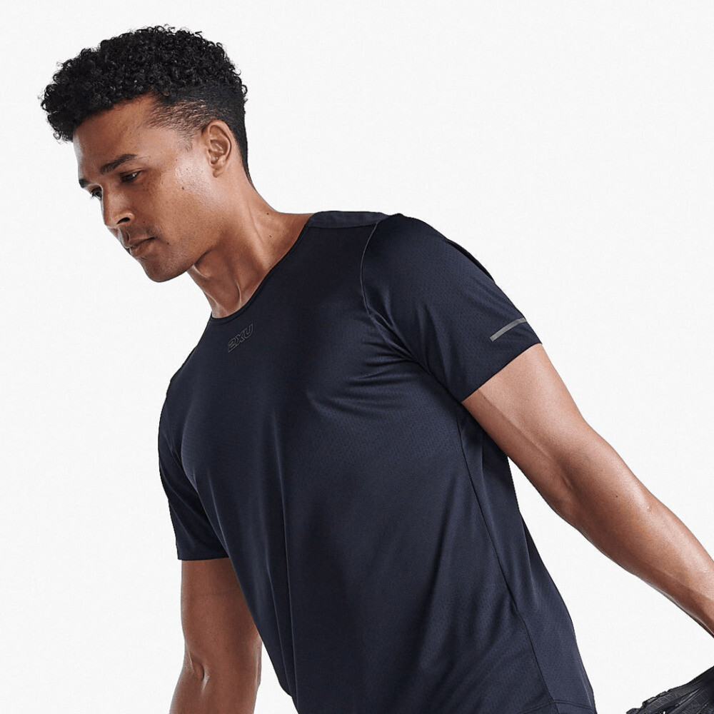Light Speed Tech Tee - Hombre Black/black Reflective