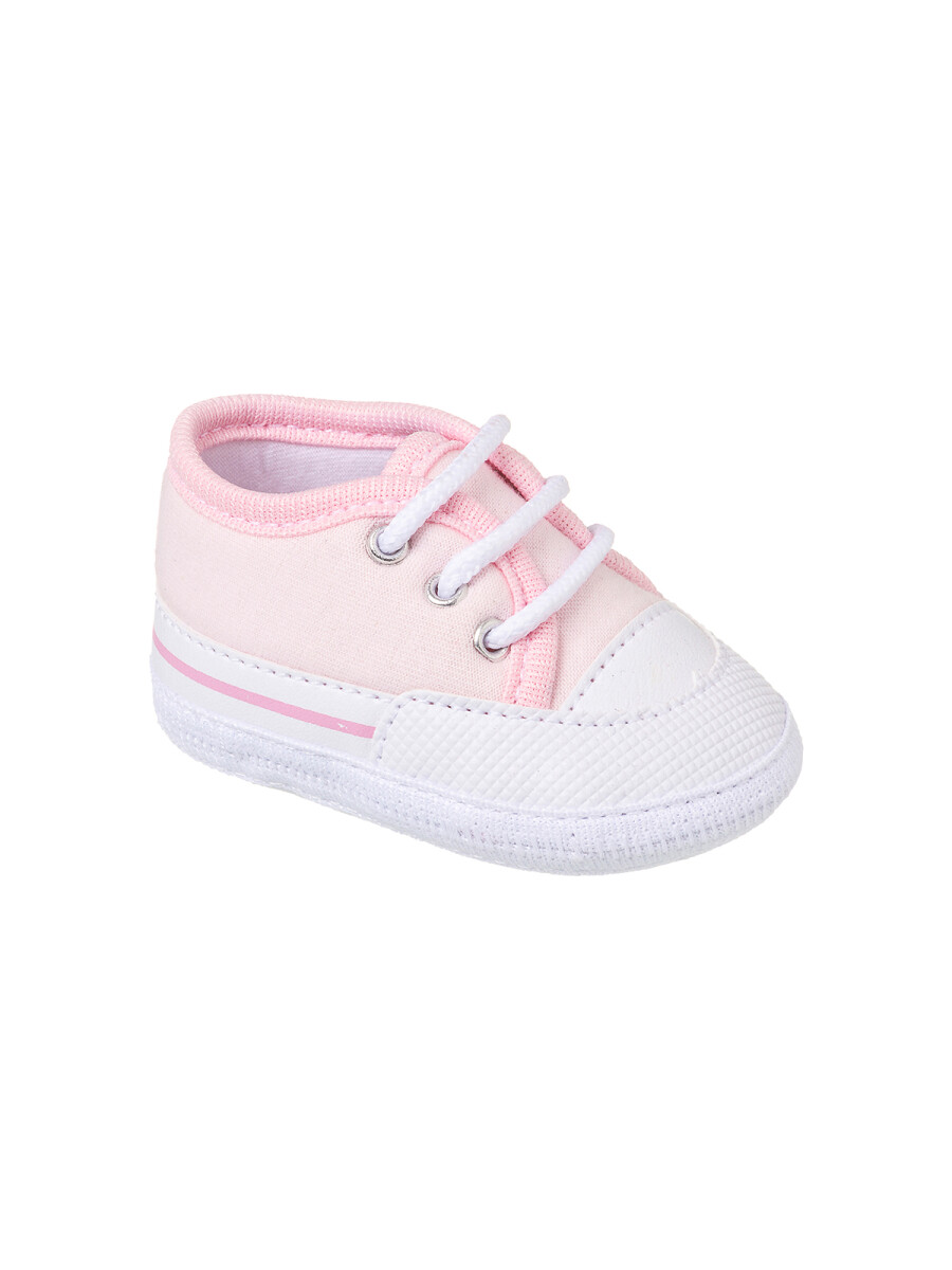 Tenis Acordonado Bebe - Rosa 