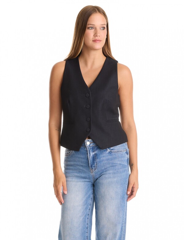 Chaleco Sastrero Denim MARINO