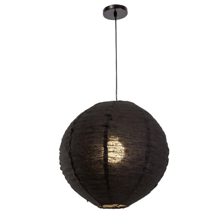 LAMPARA DE TECHO YUTE NEGRO 174B