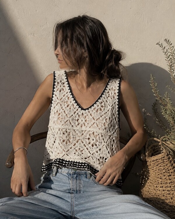 Blusa Clara crudo