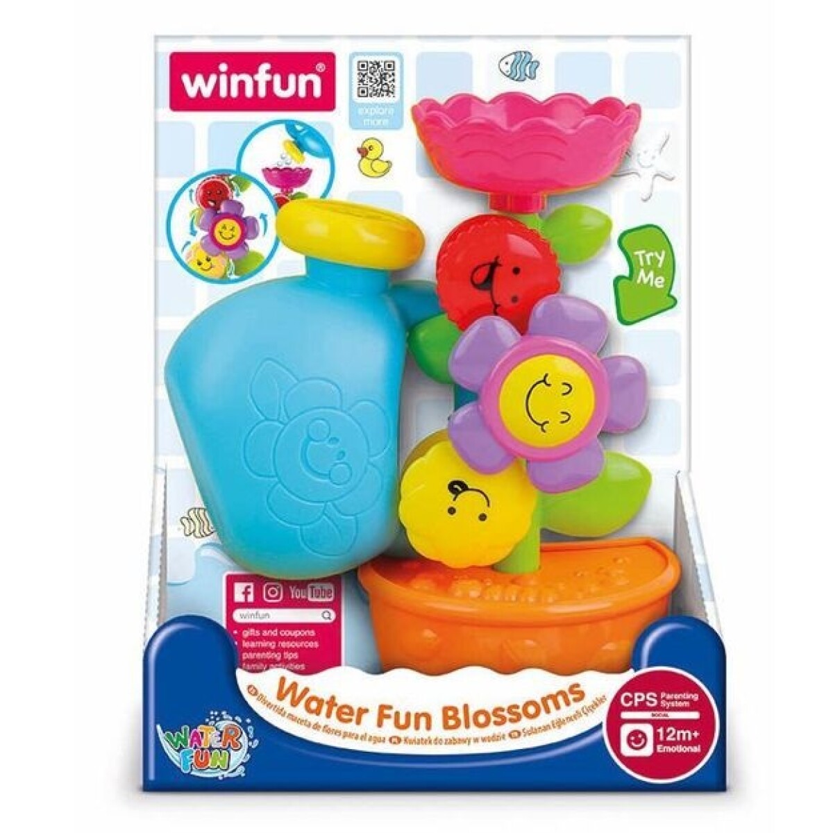 JUGUETE DE BAÑO WINFUN - FLORES 