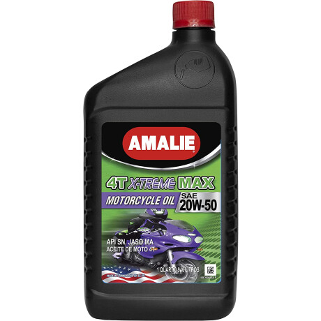 LUBRICANTE ACEITES - SAE 20W50 4T X-TREME MAX JASO MA SN 1LTS AMALIE MOTOR OIL LUBRICANTE ACEITES - SAE 20W50 4T X-TREME MAX JASO MA SN 1LTS AMALIE MOTOR OIL