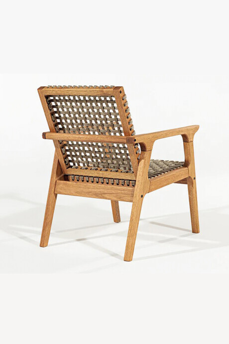 TRACO POLTRONA POLTRONA TRACO CUERDA RAMI 58x72x83CM JATOBA