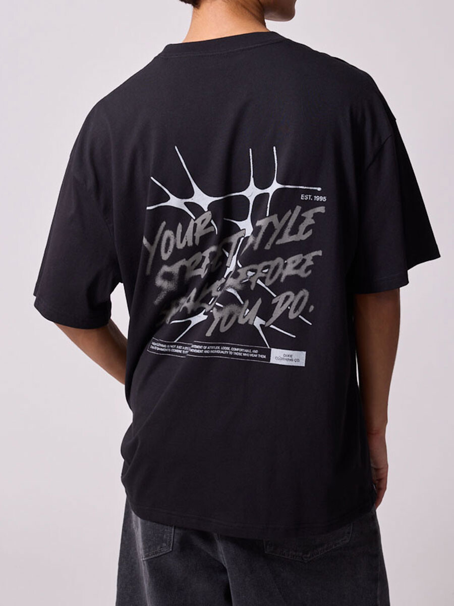 T-SHIRT MANON DIXIE - Negro 