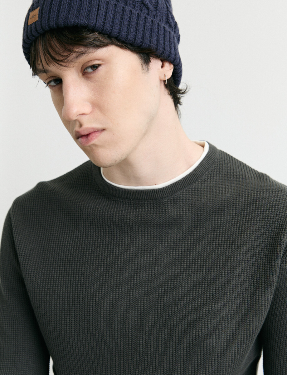 470169 SWEATER FERAUD Gris Oscuro
