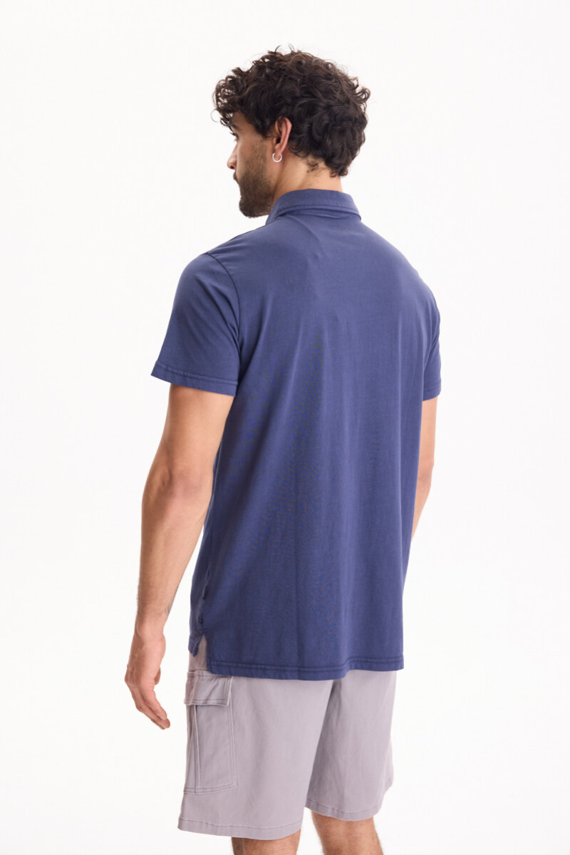 Remera Polo Horizon Azul