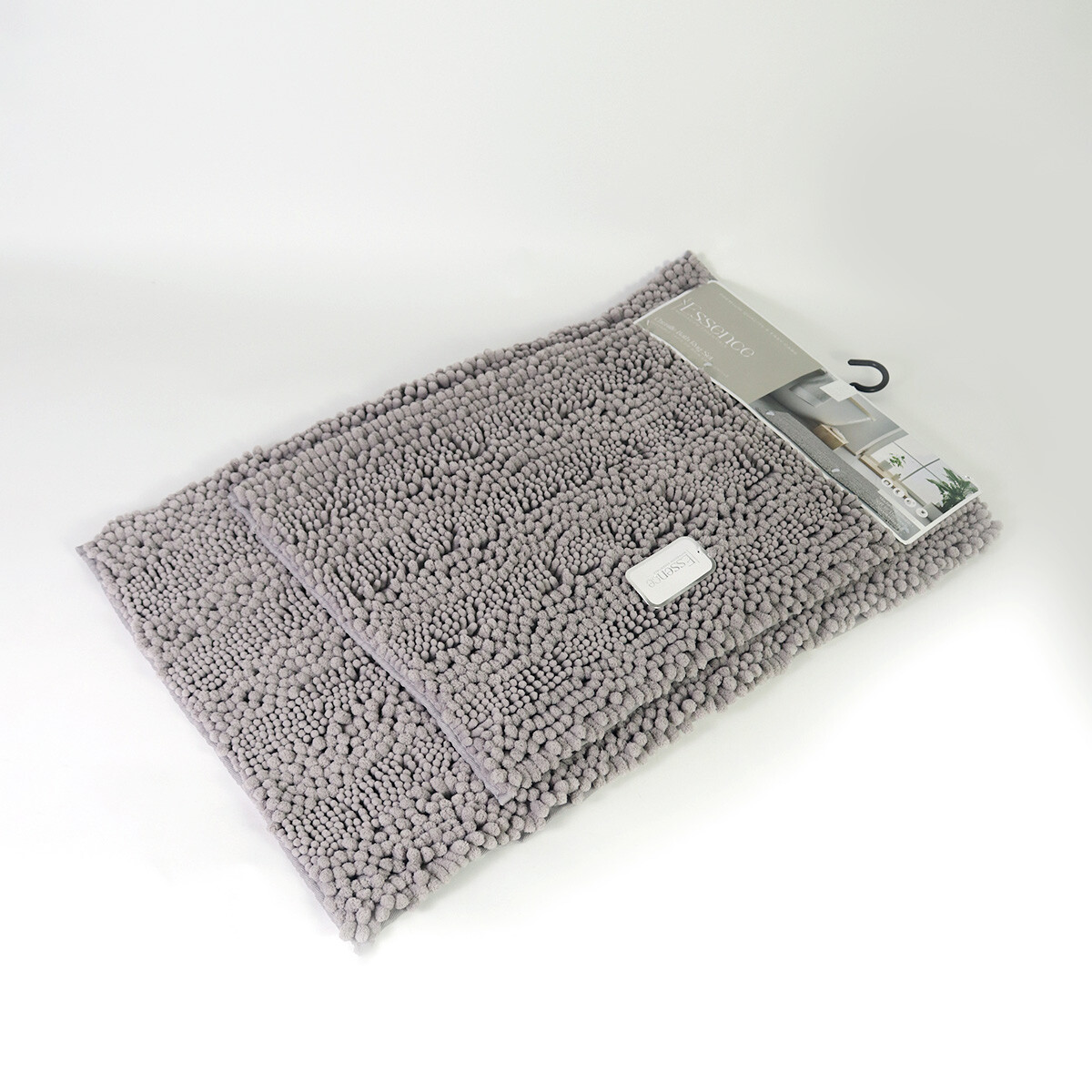SET DE ALFOMBRA SAN REMO GRIS P/BAÑO 2PZAS 