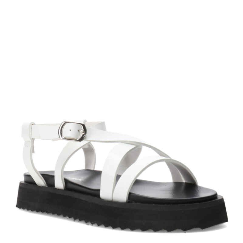 Sandalias de Niña MINI Miss Carol Califa Con Tiras Blanco