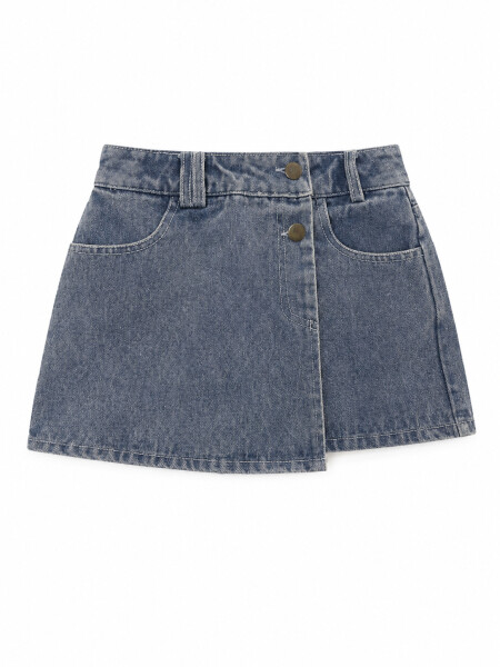 SHORT POLLERA CASY AZUL