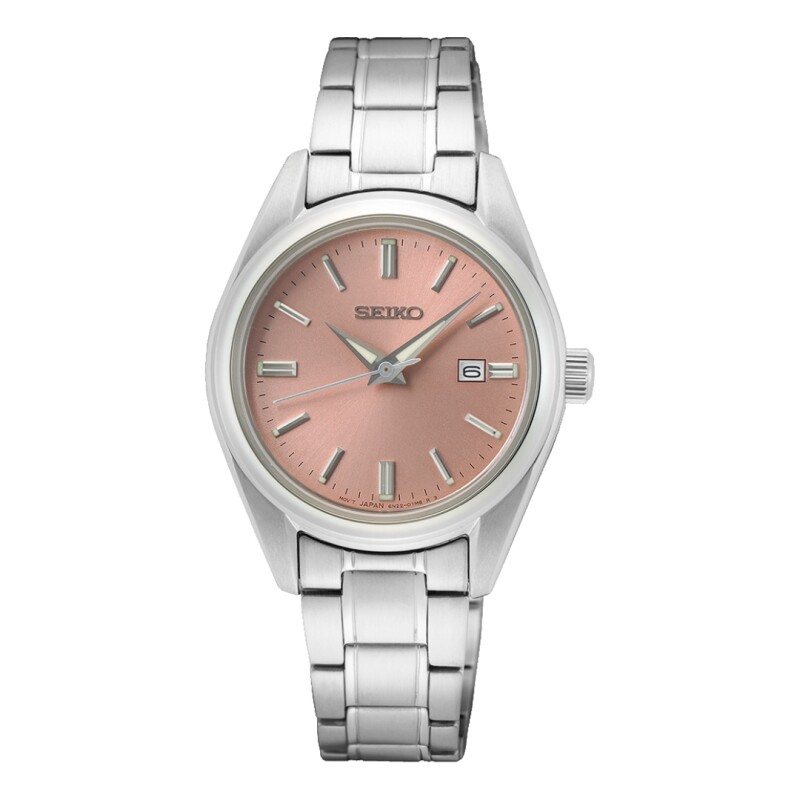 Reloj Seiko SUR529P1 para mujer con correa de acero Rosa