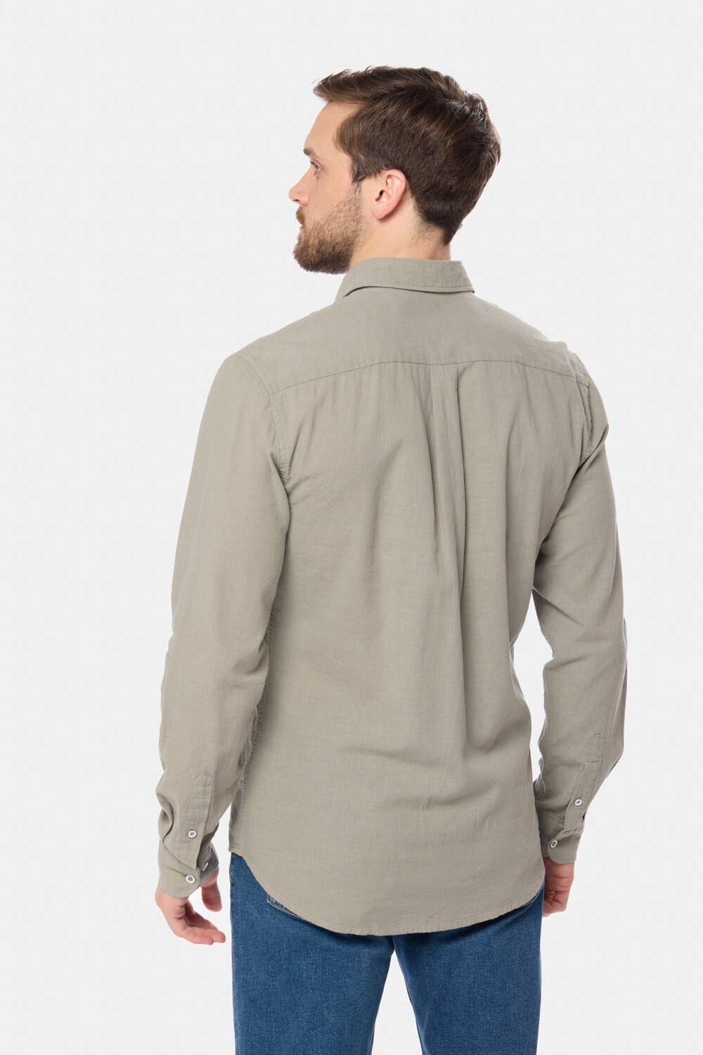CAMISA DE LINO Verde