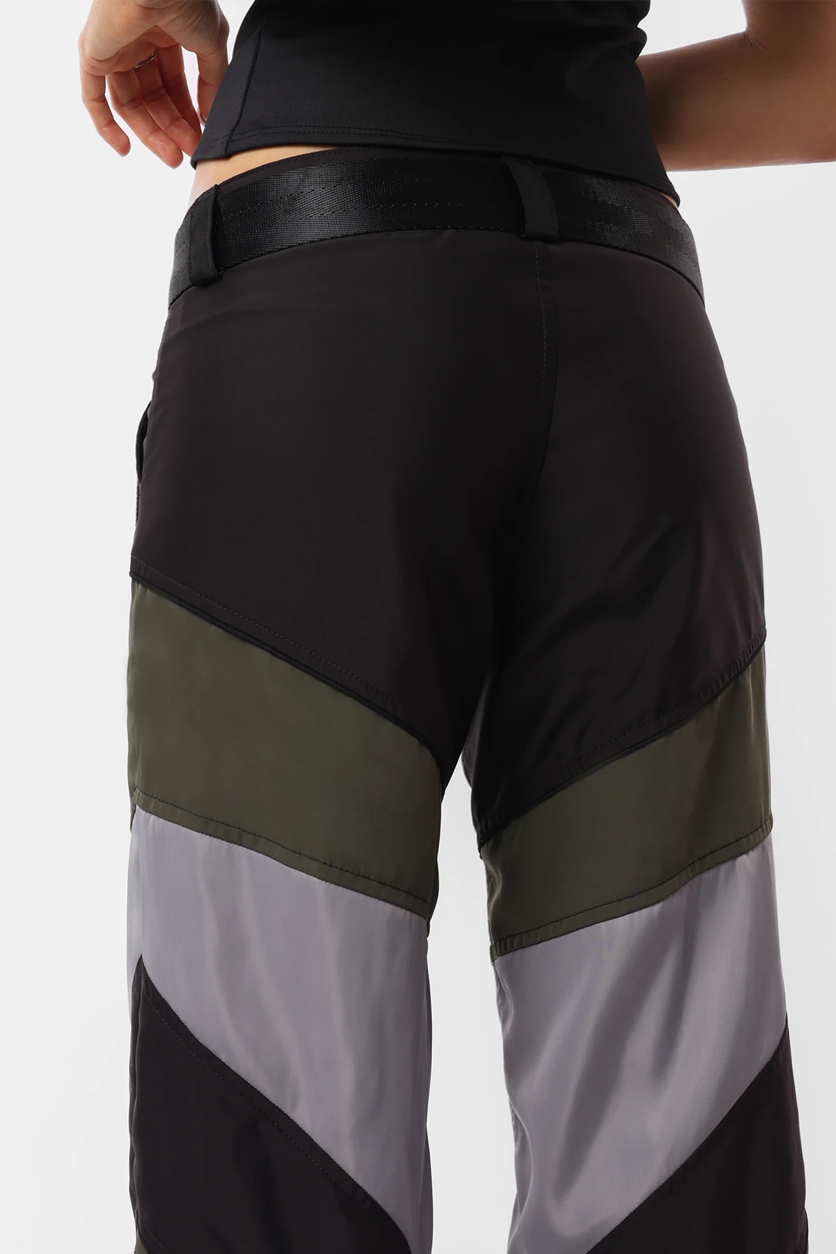 Pantalon Career VERDE/NEGRO/GRIS
