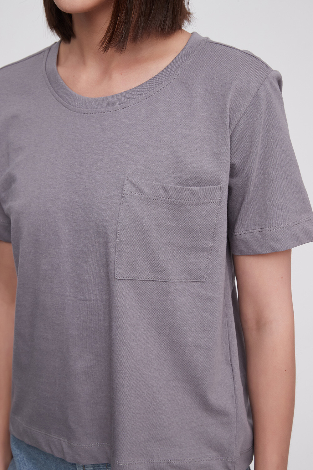 Remera Nontuela Gris Medio