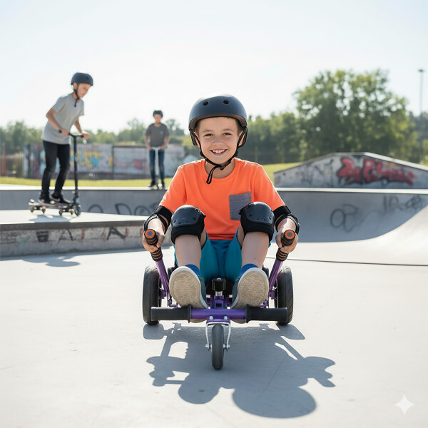 Asiento Para Hoverboard Hovercart Patineta Electrica GoGreen Varainte Color Violeta