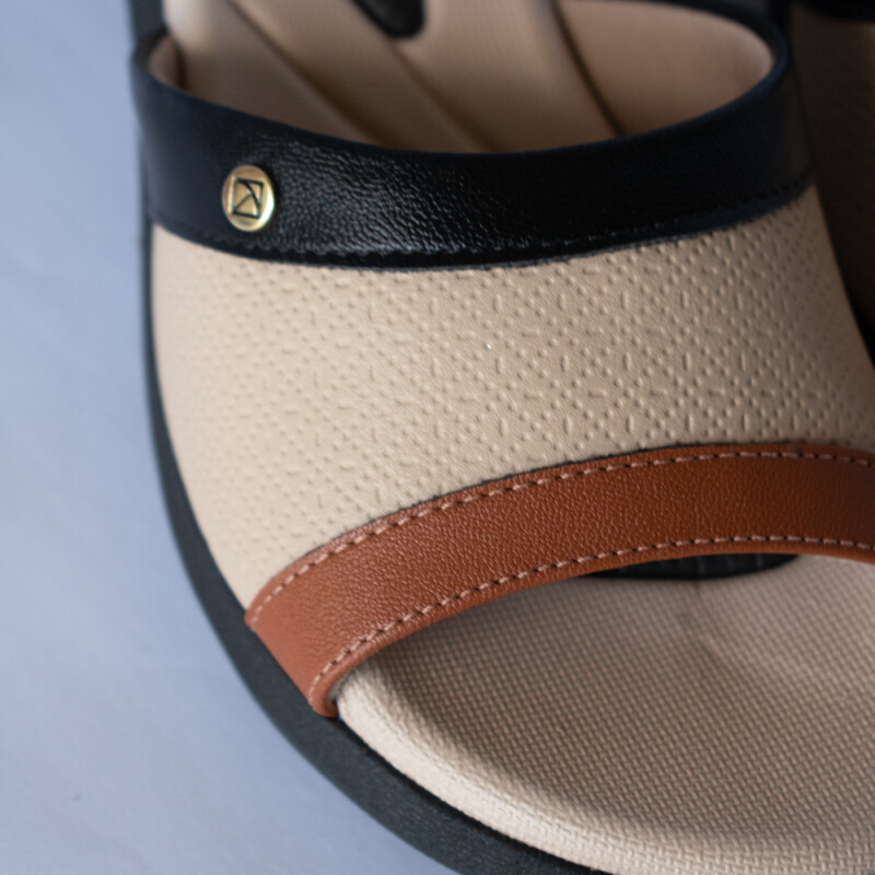 Sandalia de dama Piccadilly BLACK/BEIGE/BROWN