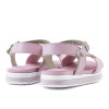 Sandalia Molekinha Casual de Niños - 2724.215-14996 Rosado-plata