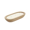 VELA AROMATICA C/BASE MADERA 32X19X5CM Unica
