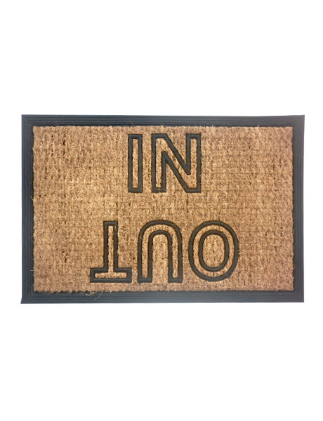FELPUDO COCO/GOMA 40X60CM H.1CM IN OUT FELPUDO COCO/GOMA 40X60CM H.1CM IN OUT
