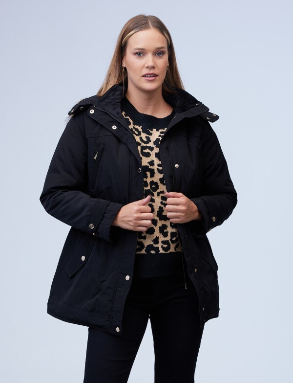 Gabardina Impermeable NEGRO