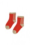 Medias Kids Bloque Color Rojo