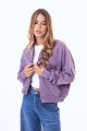 Campera de felpa Taubate Violeta